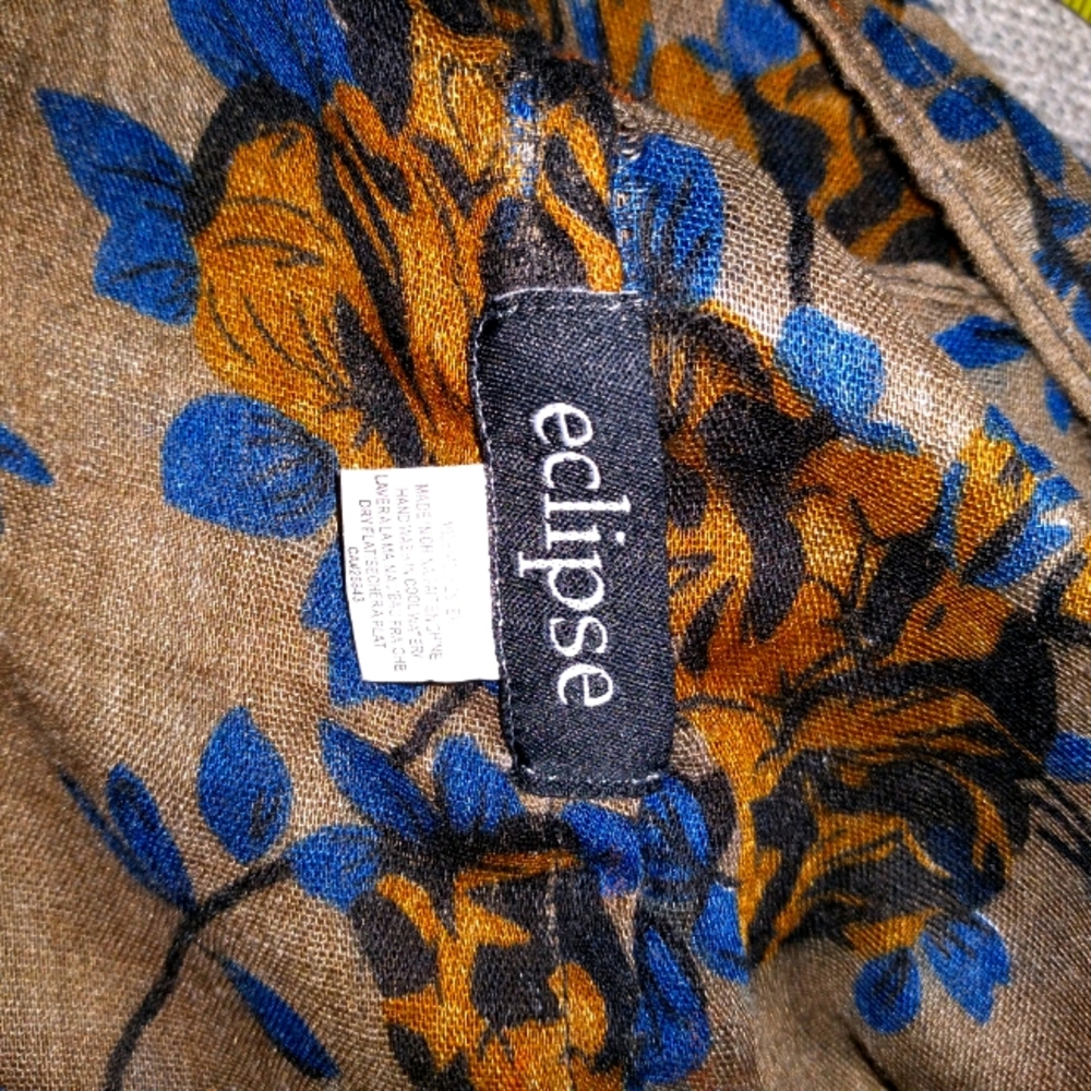 Eclipse floral infinity scarf